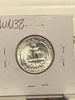 WN38 - 1964 25C Washington Quarter - Thumbnail 2