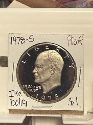 WN39 - 1978-S Eisenhower Dollar Clad Proof