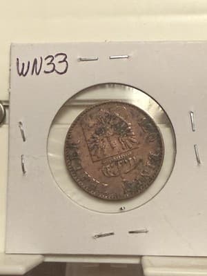 WN33 - 1854 A German States 3 Pfennig (kingdom Of Prussia) - Thumbnail 2