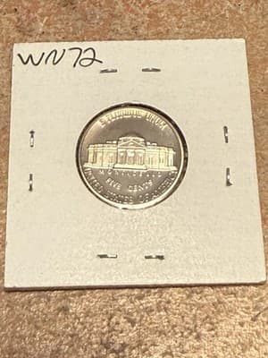 WN72 - 1996-S 5C (Proof) Jefferson Nickel - Thumbnail 2