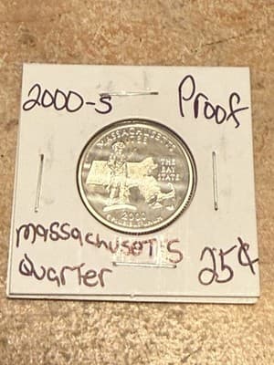 WN97 - 2000-S 25C Massachusetts (Proof) 50 States Quarter
