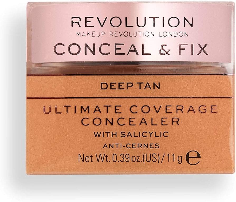 Rev Conceal and Fix Ultimate Coverage Concealer DEEP TAN - Thumbnail 4