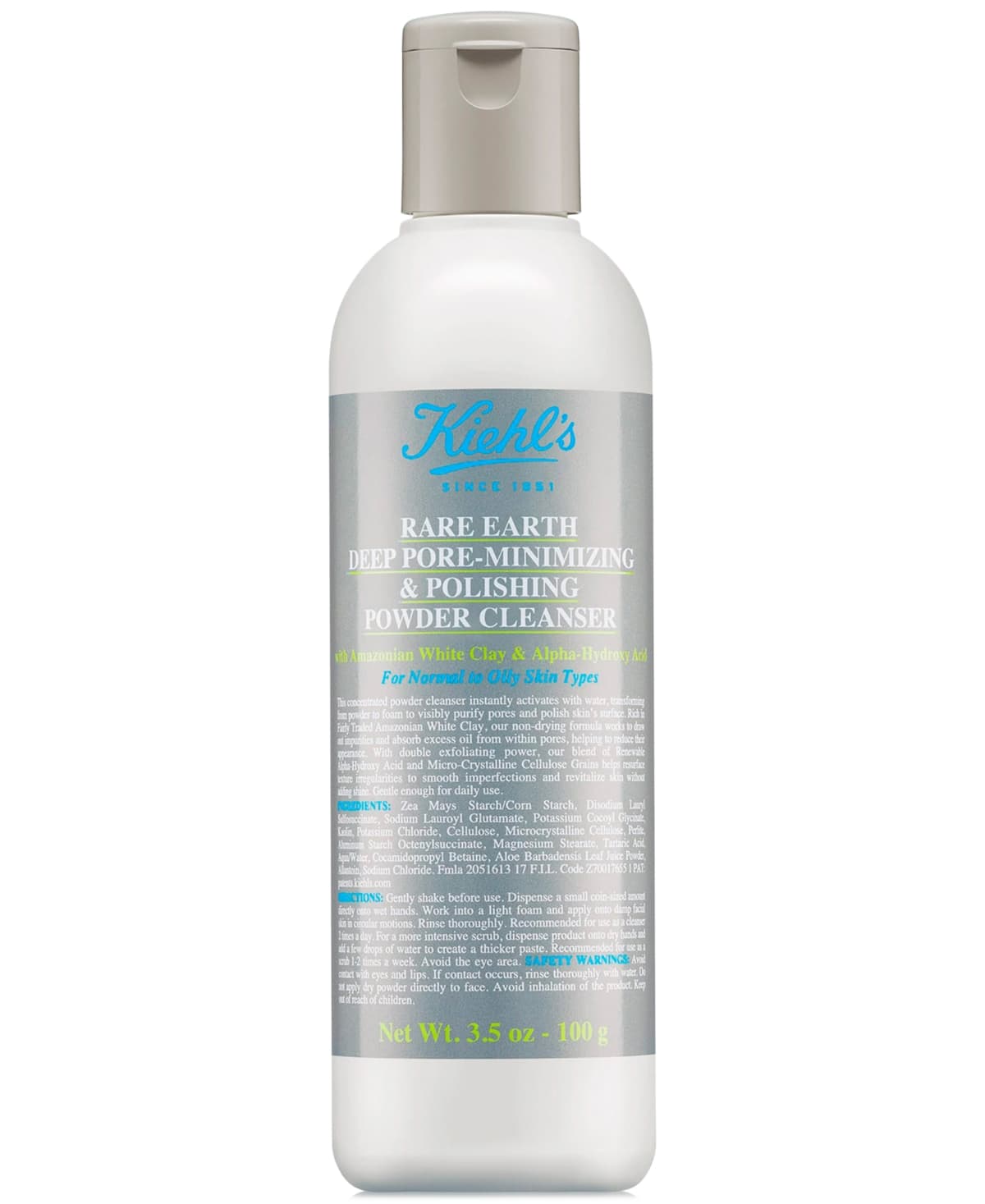Kiehl's Since 1851 Rare Earth Deep Pore-Minimizing & Polishing Powder Cleanser, 3.5 Oz - Thumbnail 5