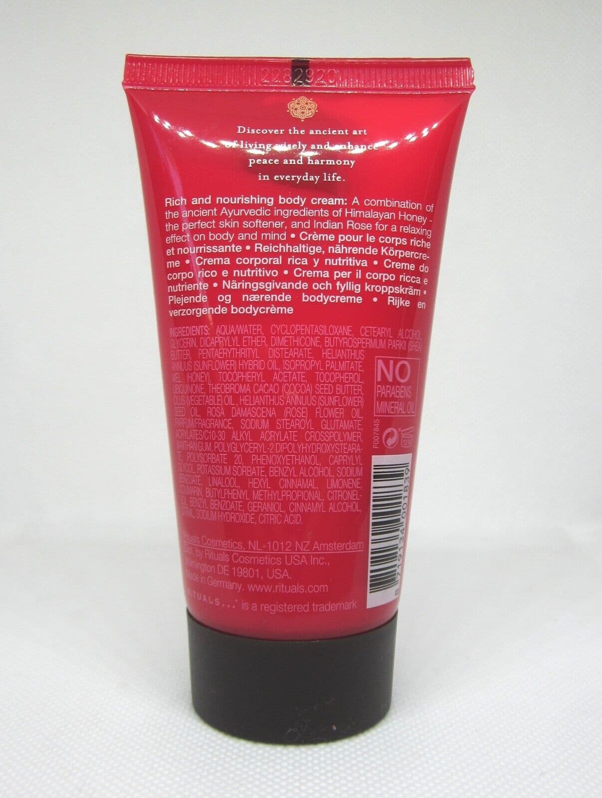 Rituals Ritual of Ayurveda Balancing Body Cream Travel Mini 2.3 Oz. - Thumbnail 2