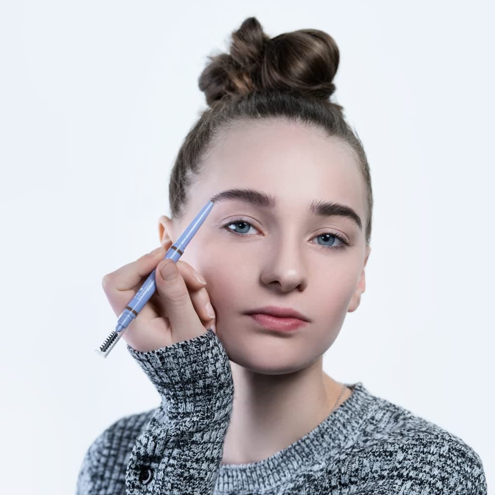 Florence by Mills Tint N Tame Eyebrow Pencil with Brush Shade 0.25 G - Thumbnail 4