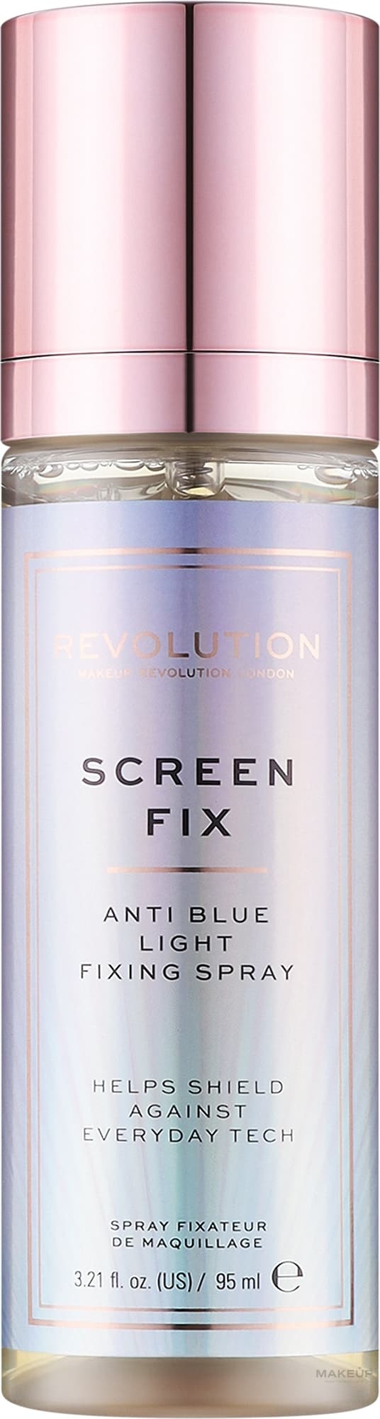 Makeup Revolution Protect Screen Fix Anti Blue Light Setting Spray - Thumbnail 3
