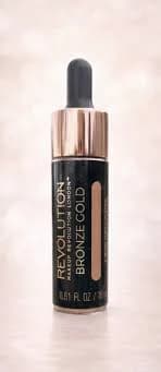 Makeup Revolution Liquid Highlighter ~ Bronze Gold - Thumbnail 2
