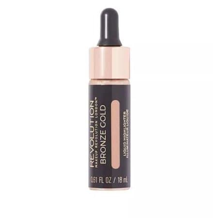 Makeup Revolution Liquid Highlighter ~ Bronze Gold - Image 1