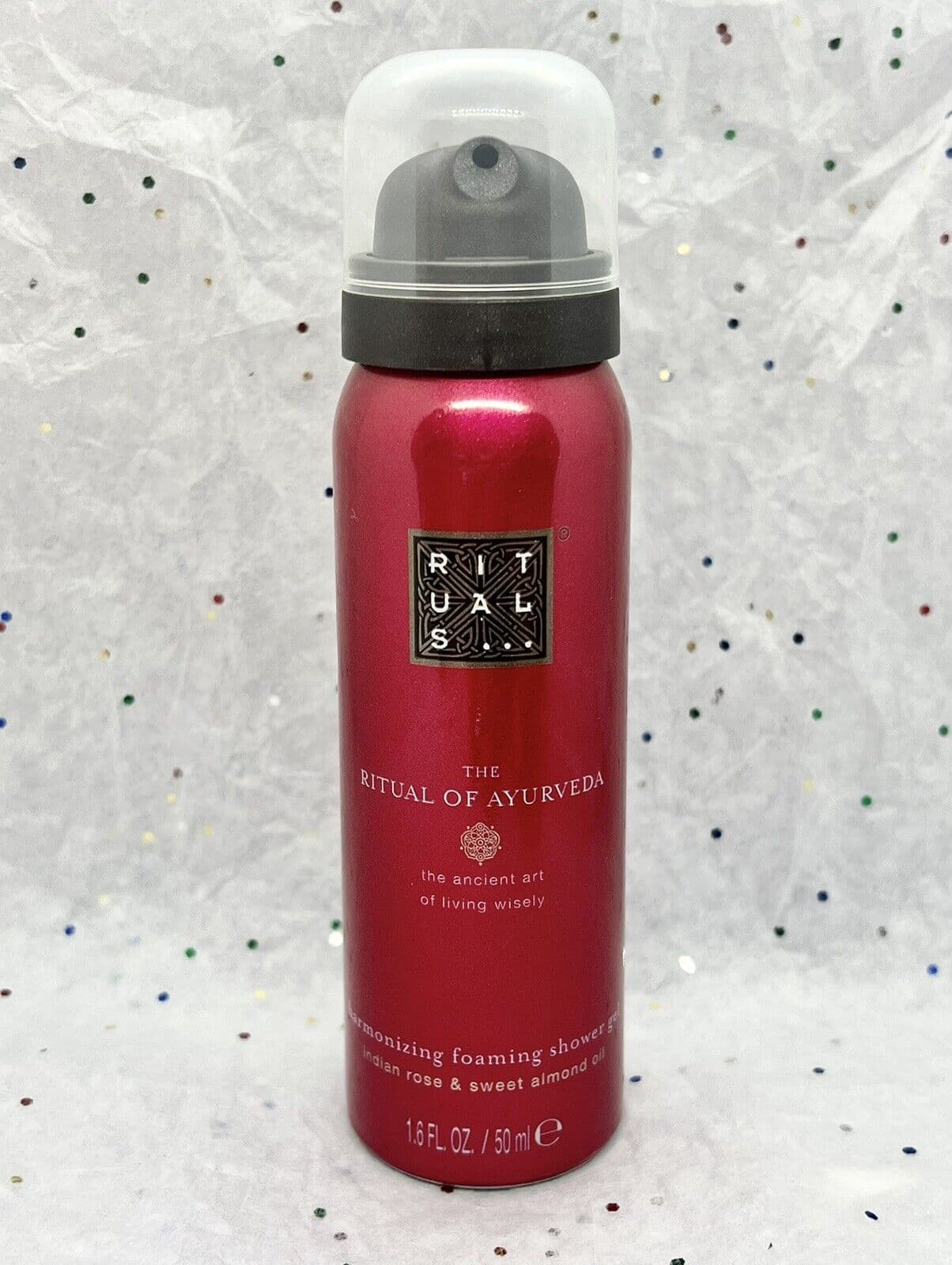 Rituals the Ritual of Ayurveda Harmonizing Foaming Shower Gel 1.6oz Travel Size - Image 1