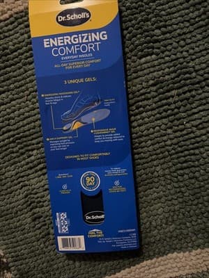 Dr Scholls Energizing Comfort Insoles for Tired Feet 1 Pair Blue Gel Support - Thumbnail 2