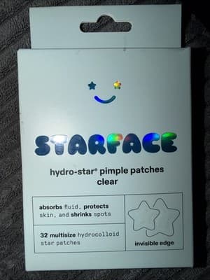 Starface Hydro-Star Pimple Patches Clear 32ct. Invisible Edge Stars New in Box - Image 1