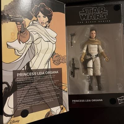 Star Wars The Black Series 6 inch Princess Leia Organa Action Figure - Thumbnail 2