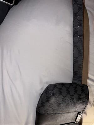Michael Kors Black Monogram Belt Waist Bag Size S/M - Thumbnail 2