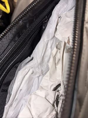 DKNY Bryant Park Quilted Crossbody Bag Black Leather Chain Strap - Thumbnail 3