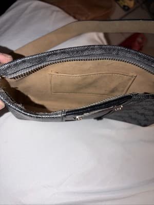 Michael Kors Black Monogram Belt Waist Bag Size S/M - Thumbnail 3