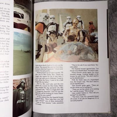 The Star Wars Storybook 1978 Scholastic Full Color Photos Random House Vintage - Thumbnail 4