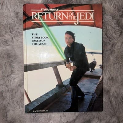 Vintage 1983 Star Wars Return of the Jedi Storybook w/ Photos Random House - Image 1