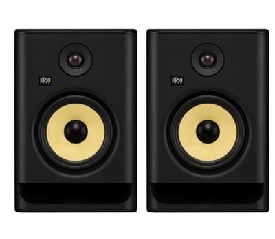 KRK RP8G5 ROKIT 8 Generation Five 8" Powered Studio Monitor Pair, 8 Inches - Image 1