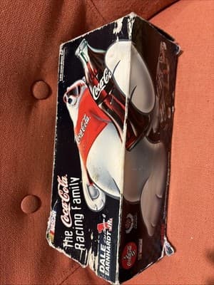 Dale Earnhardt Jr #1 Coca Cola Polar Bear Chevy 1:24 Diecast Collectible Bank - Image 1
