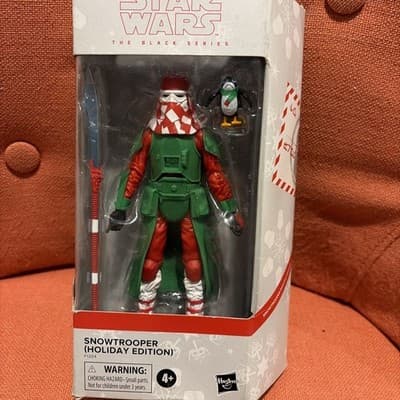 Hasbro Star Wars: The Black Series - Snowtrooper (Holiday Edition) 6" Action... - Image 1