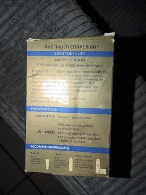 RoC Multi Correxion Even Tone & Lift Night Cream ~ Full Size 1.7oz ~ NEW IN BOX - Thumbnail 2