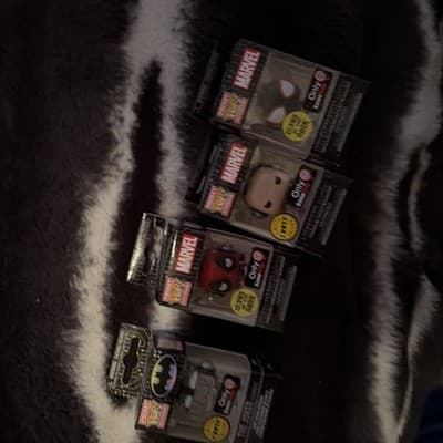 FUNKO POP- POCKET POP! KEYCHAIN- THE JOKER Deadpool, SpidermanGAMESTOP EXCLUSIVE - Image 1