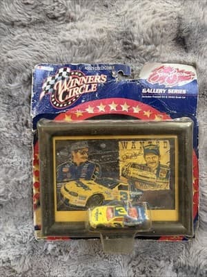 Winner's Circle Sam Bass Gallery Series Dale Earnhardt Bass Pro Art Frame & Car - Image 1