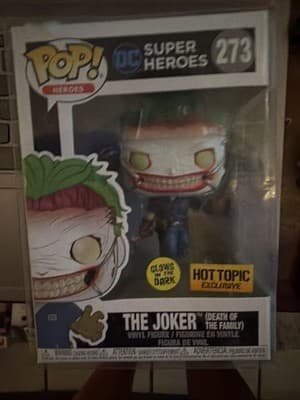 Funko Pop DC The Joker Death of the Family Vinyl Figure #273 Hot Topic Glow GITD - Image 1