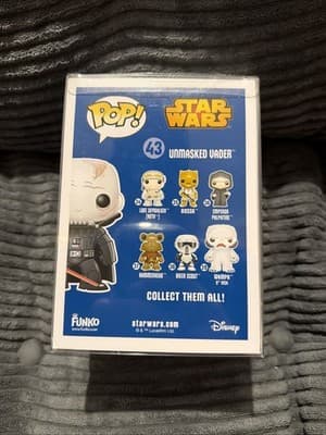 Funko Pop Star Wars Unmasked Vader #43 Celebration Exclusive FREE shipping ..... - Thumbnail 2