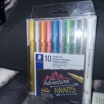 Staedtler Brush Lettering Metallic Brush, 10pk (8321TB10A6) - Image 1