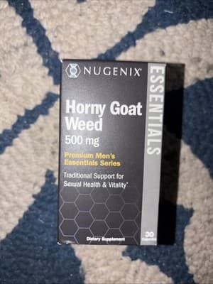Nugenix Horny Goat Weed 500 mg - 30 Capsules EXP: 03/2027 - Image 1