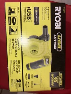 Ryobi High Volume Inflator (Tool Only) No Tips Fvif61 Shan - Image 1