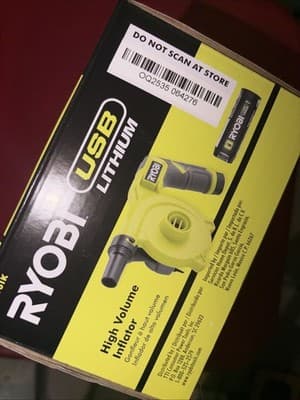 Ryobi High Volume Inflator (Tool Only) No Tips Fvif61 Shan - Thumbnail 2