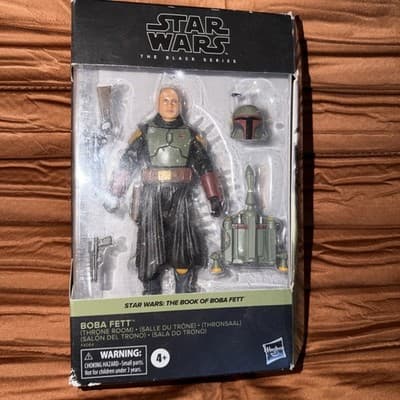 Star Wars The Black Series Boba Fett (Throne Room) Action Figure - F4064 - Image 1