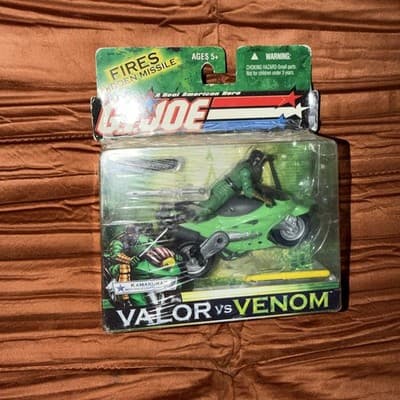 G.I. Joe Valor vs. Venom Kamakura With Ninja Lightning Cycle Figure Set - Image 1