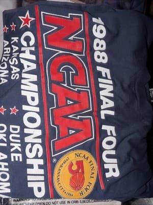 Vintage 1988 Final Four NCAA Championship University Of Arizona Large - Image 1