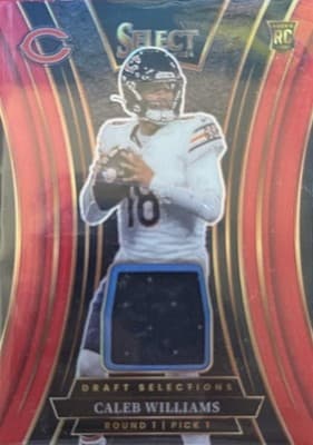 2024 Panini Select Draft Selections Memorabilia Prizm#149 Caleb Williams White - Thumbnail 2