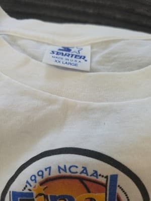 Vintage Arizona Final Four Tee Shirt 1997 Men’s Sz XXL Wildcats NCAA Starter - Thumbnail 2