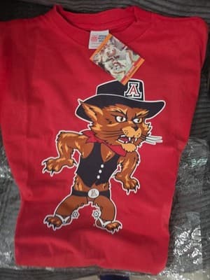 Vintage 90’s UofA Shirt Men’s Large Official University Of Arizona Gear USA - Image 1