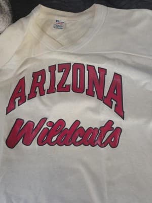 Vintage 1990's University Of Arizona Champion Jersey Large *read Description * - Thumbnail 2