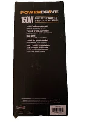 Powerdrive 150 Watt Power Strip Inverter - Thumbnail 2