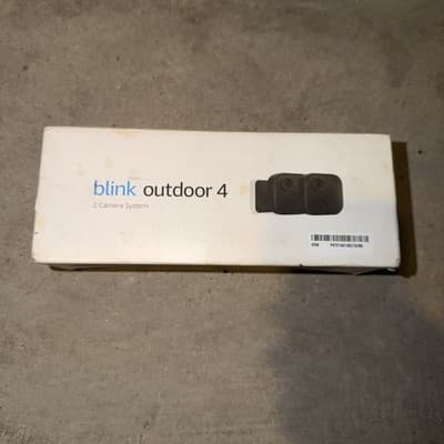 2023 Blink Outdoor 4 (4th Gen) 2 Camera - Black (B0B1N6B8QT) - Image 1