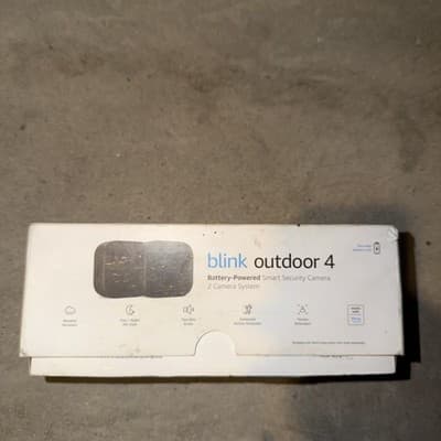 2023 Blink Outdoor 4 (4th Gen) 2 Camera - Black (B0B1N6B8QT) - Thumbnail 2