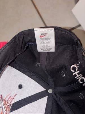 Vintage NIKE Michael Jordan Restaurant Chicago Jumpman Snapback Hat Cat NEW TAGS - Thumbnail 4