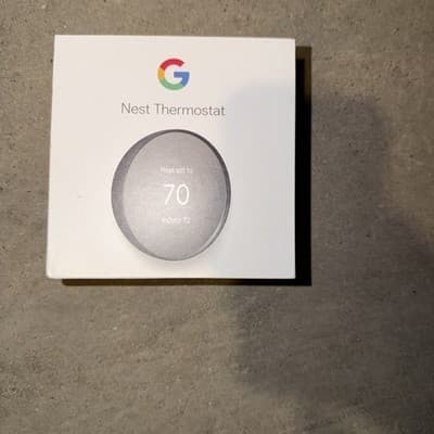 Google Nest Smart Thermostat, Charcoal - GA02081-US - Image 1