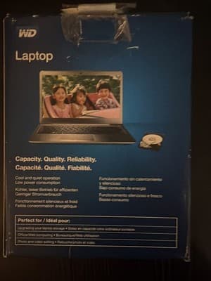 Western Digital Blue 1TB, SATA, 2.5" Internal Hard Drive (WDBMYH0010BNC) - Thumbnail 2