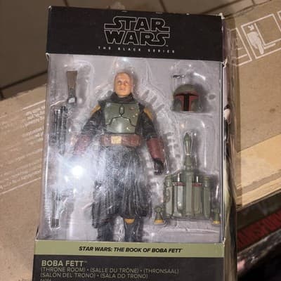 Star Wars The Black Series Boba Fett (Throne Room) Action Figure - F4064 - Image 1