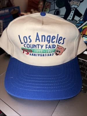 Los Angeles County Fair 75th Anniversary Hat 1922-1975 - Image 1