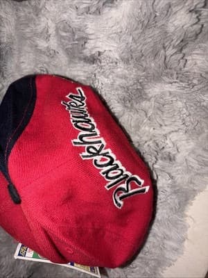 Vintage Chicago Blackhawks Red Snapback Sports Specialties Official NHL Hat. - Thumbnail 2