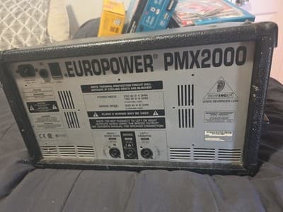Behirnger Europower Pmx2000 Mixer PA Amplifier Head - Thumbnail 2